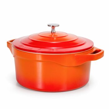 Caçarola Le Cook Premier Orange 20cm 2,6L C/ Pegadores de Silicone