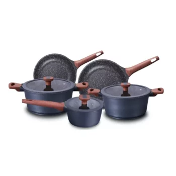 Jogo De Panelas 5 Peças Revestimento Cerâmico Titanium Premium – MTA
