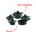 Jogo De Panelas De Cerâmica Ceraflame Duo (Smart) 5 peças - Matte - Imagem 2